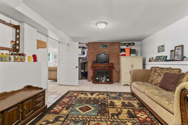 408 Stage Coach Rd, Durham, CT 06422 - living area featuring light tile patterned floors