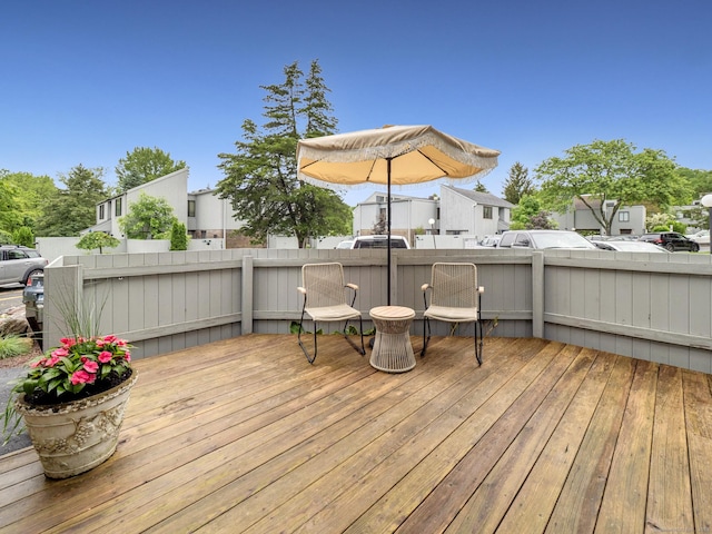3 Orange Ln Unit 3, Ridgefield, CT 06877 - wooden terrace with a residential view
