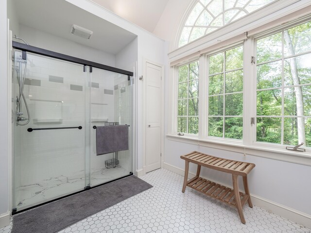 104 Scarlet Oak Dr, Wilton, CT 06897 - full bath featuring a shower stall and baseboards