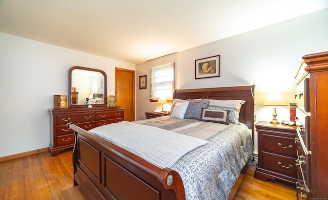 895 W Woods Rd, Hamden, CT 06518 - bedroom featuring wood finished floors and baseboards