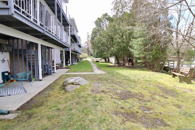 63 Niles Hill Rd Unit A4, New London, CT 06320 - view of grassy yard with a patio