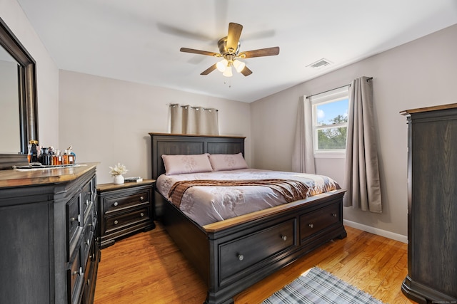 7 Pleasant St, Wolcott, CT 06716 - bedroom featuring light wood-type flooring and a ceiling fan