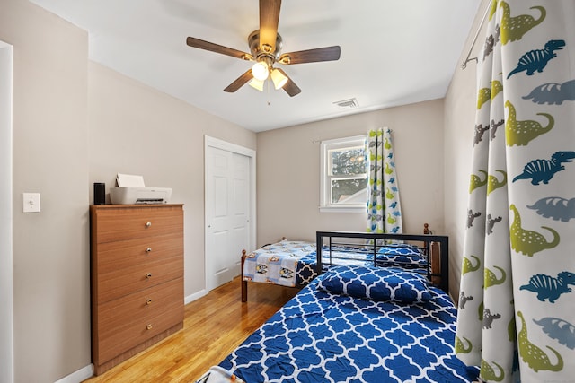 7 Pleasant St, Wolcott, CT 06716 - bedroom featuring wood finished floors and ceiling fan