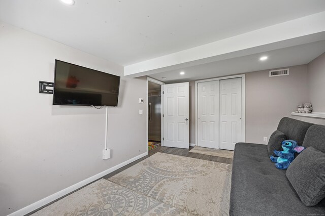 7 Pleasant St, Wolcott, CT 06716 - living area with recessed lighting and wood finished floors