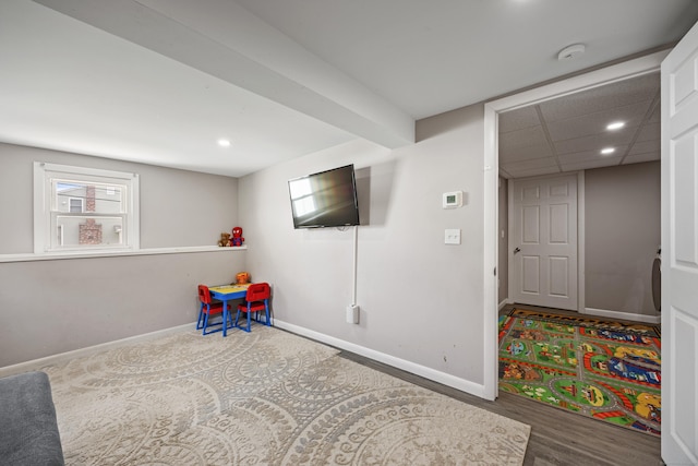 7 Pleasant St, Wolcott, CT 06716 - game room with recessed lighting and wood finished floors