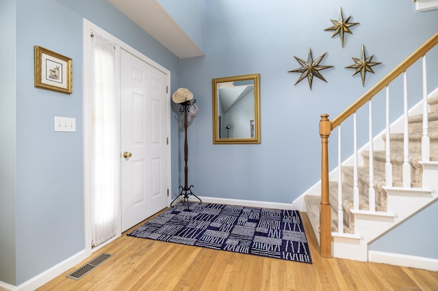 14 Linden Hts Unit 14, Norwalk, CT 06851 - foyer entrance with wood finished floors and stairs