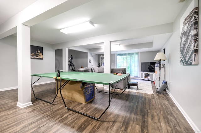 14 Linden Hts Unit 14, Norwalk, CT 06851 - game room with wood finished floors and baseboards