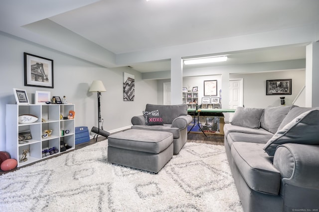 14 Linden Hts Unit 14, Norwalk, CT 06851 - living area featuring wood finished floors and baseboards