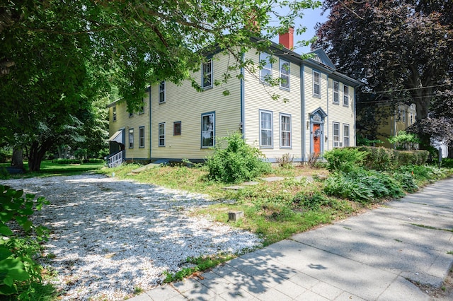 189 Broadway, Norwich, CT 06360 - colonial inspired home featuring a chimney
