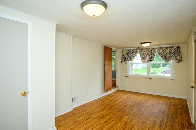 60 Old Mill Rd, Middletown, CT 06457 - unfurnished room with wood finished floors and crown molding