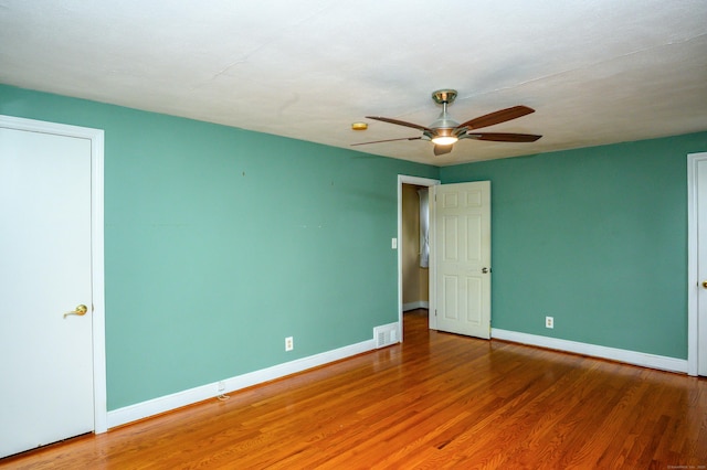 60 Old Mill Rd, Middletown, CT 06457 - spare room with a ceiling fan and wood finished floors