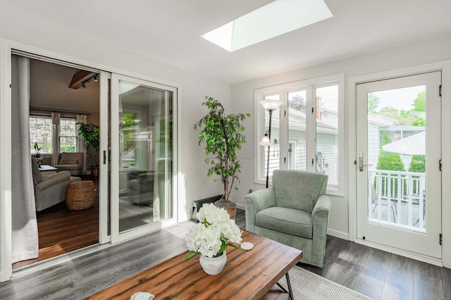 320 Spruce St, Cheshire, CT 06410 - sunroom featuring a skylight