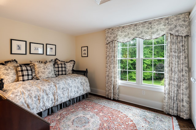 133 Buttery Rd, New Canaan, CT 06840 - bedroom with baseboards and wood finished floors