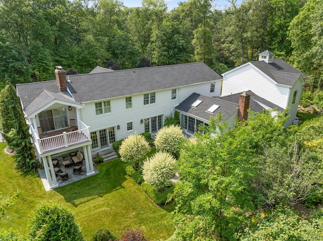 133 Buttery Rd, New Canaan, CT 06840 - view of subject property featuring a forest