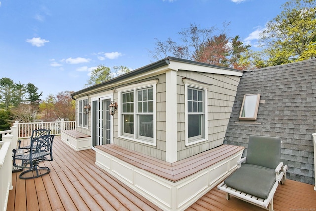 11 Old Hill Rd, Westport, CT 06880 - view of wooden terrace