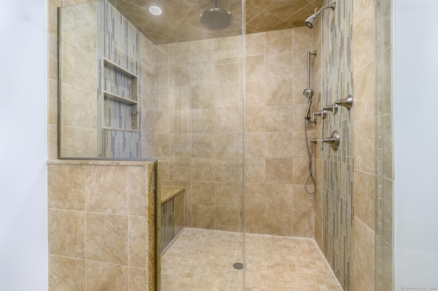 668 Glenbrook Rd Unit 9, Stamford, CT 06906 - full bathroom featuring tiled shower