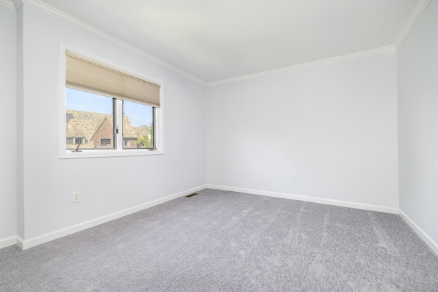 668 Glenbrook Rd Unit 9, Stamford, CT 06906 - carpeted empty room featuring crown molding and baseboards