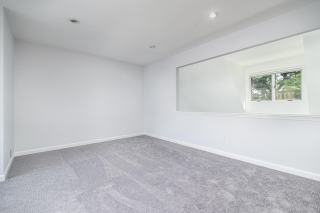 668 Glenbrook Rd Unit 9, Stamford, CT 06906 - carpeted spare room featuring baseboards and recessed lighting