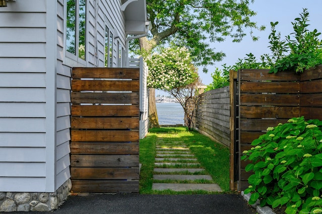 13 Seabreeze Pl, Norwalk, CT 06854 - view of yard featuring a water view