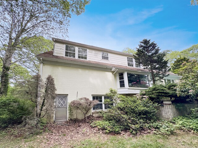 206 Peddlers Rd, Guilford, CT 06437 - view of property exterior with brick siding