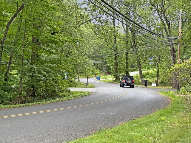 206 Peddlers Rd, Guilford, CT 06437 - view of asphalt street featuring a view of trees