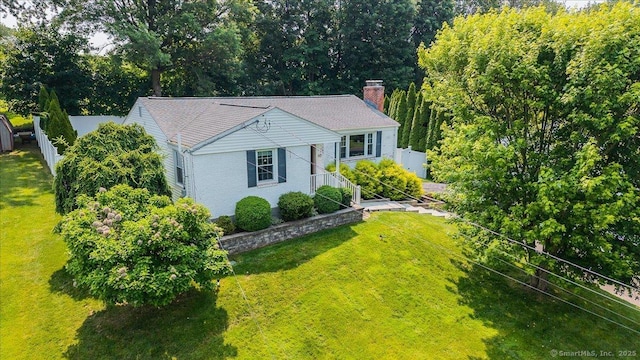 60 Davenport Rd, West Hartford, CT 06110 - view of front of home featuring a chimney