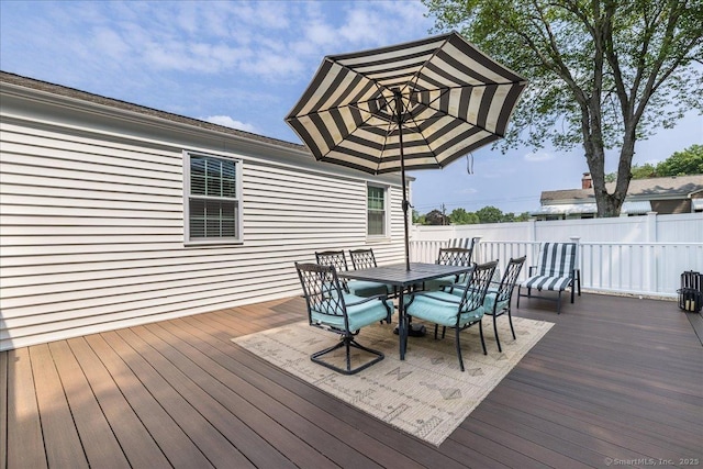 60 Davenport Rd, West Hartford, CT 06110 - wooden deck with outdoor dining space