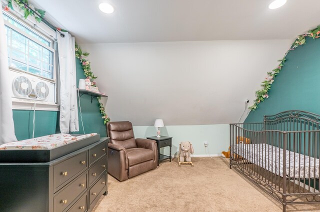 28 Hope Hill Rd, Wallingford, CT 06492 - bedroom featuring light carpet, a nursery area, and recessed lighting