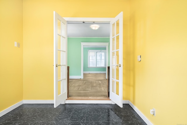 43 Quentin St, Hamden, CT 06517 - view of exterior entry featuring french doors