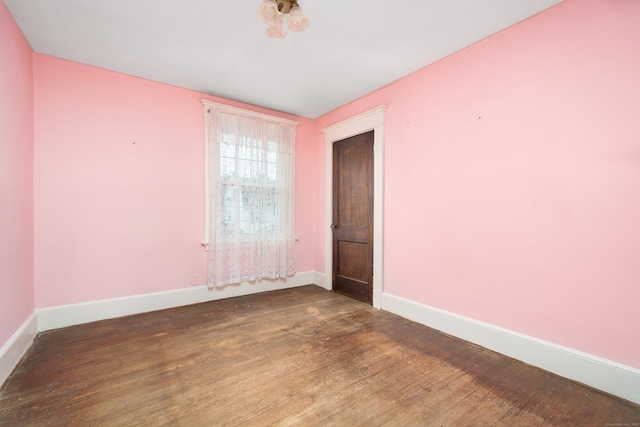 43 Quentin St, Hamden, CT 06517 - spare room with baseboards and wood finished floors