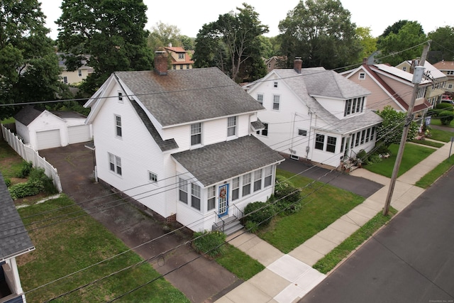 43 Quentin St, Hamden, CT 06517 - view from above of property