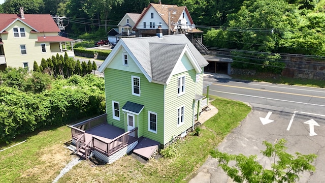 575 S Main St, Naugatuck, CT 06770 - view from above of property
