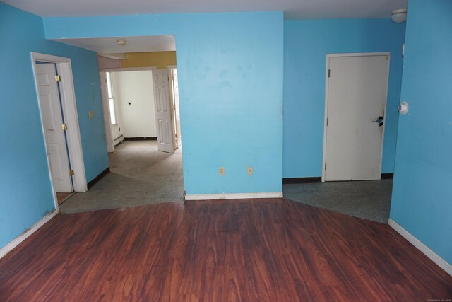 71 Martin St, Hartford, CT 06120 - empty room with wood finished floors