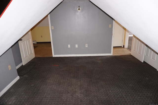71 Martin St, Hartford, CT 06120 - bonus room with carpet floors, a baseboard heating unit, and lofted ceiling