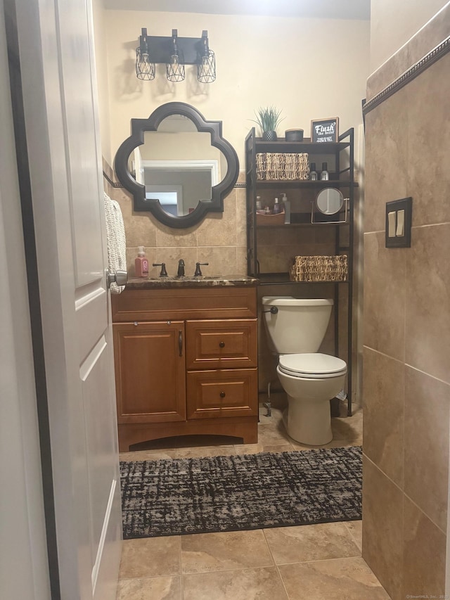 15 Great Meadow Rd, Danbury, CT 06811 - bathroom featuring vanity and tile walls