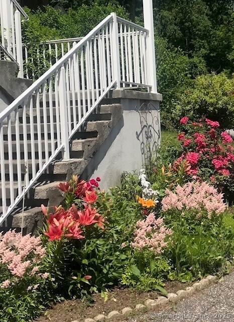 135 Jackson St, Torrington, CT 06790 - wooden deck with stairs