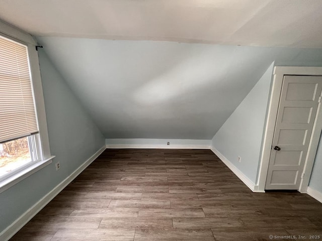 87 Blake St, New Haven, CT 06511 - additional living space featuring vaulted ceiling and wood finished floors