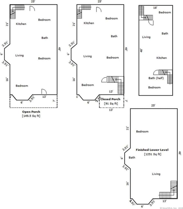 87 Blake St, New Haven, CT 06511 - view of floor plan / room layout