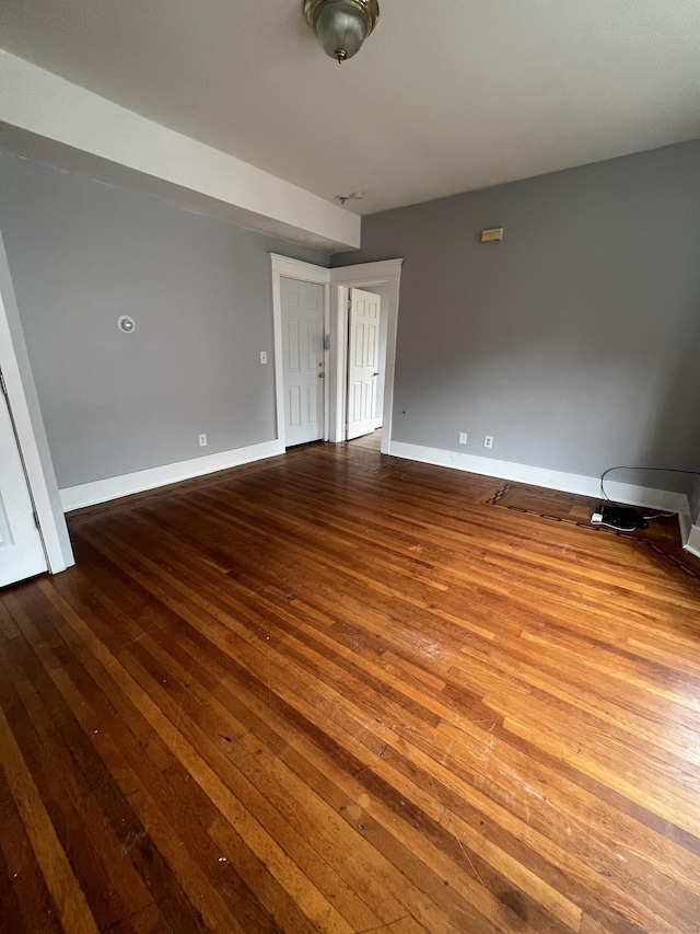 87 Blake St, New Haven, CT 06511 - empty room with wood-type flooring and baseboards