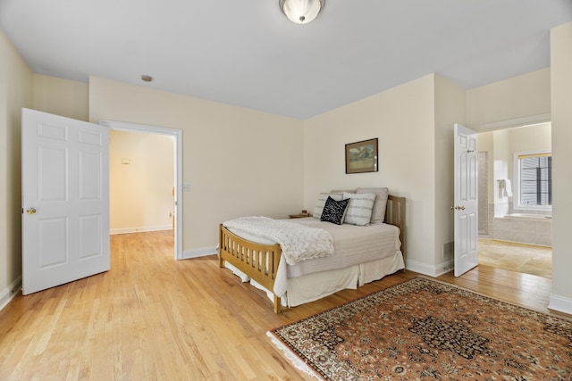 102 Leetes Island Rd, Guilford, CT 06437 - bedroom with light wood finished floors and baseboards