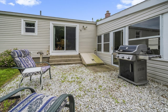 38 Fairfield Rd, Enfield, CT 06082 - view of patio with area for grilling and entry steps