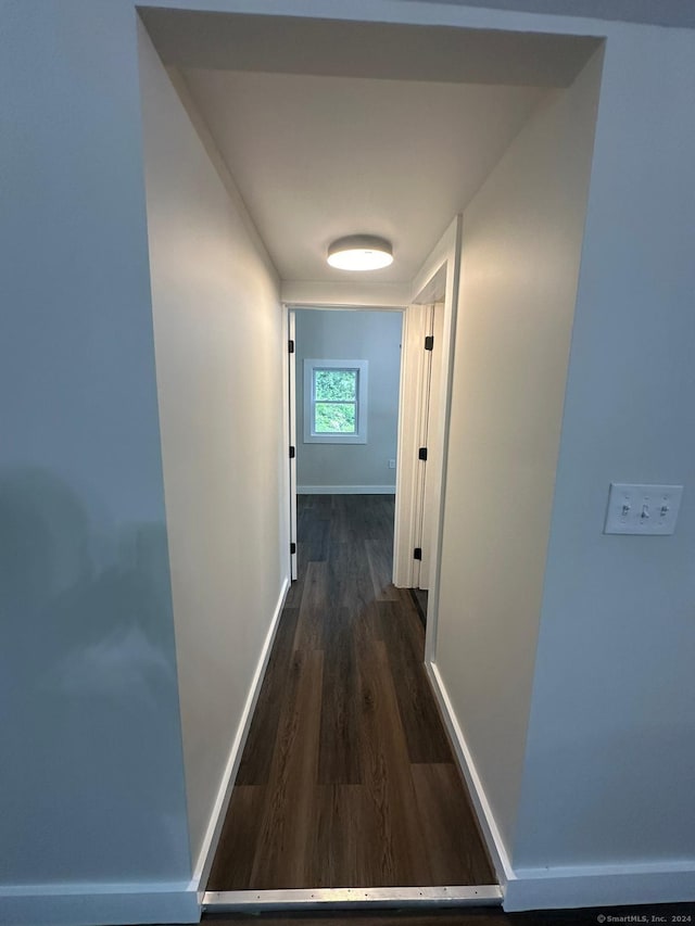 22 Hemlock Trl, Newtown, CT 06482 - hallway featuring dark wood finished floors and baseboards