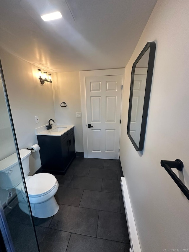 22 Hemlock Trl, Newtown, CT 06482 - bathroom with vanity, toilet, and tile patterned flooring