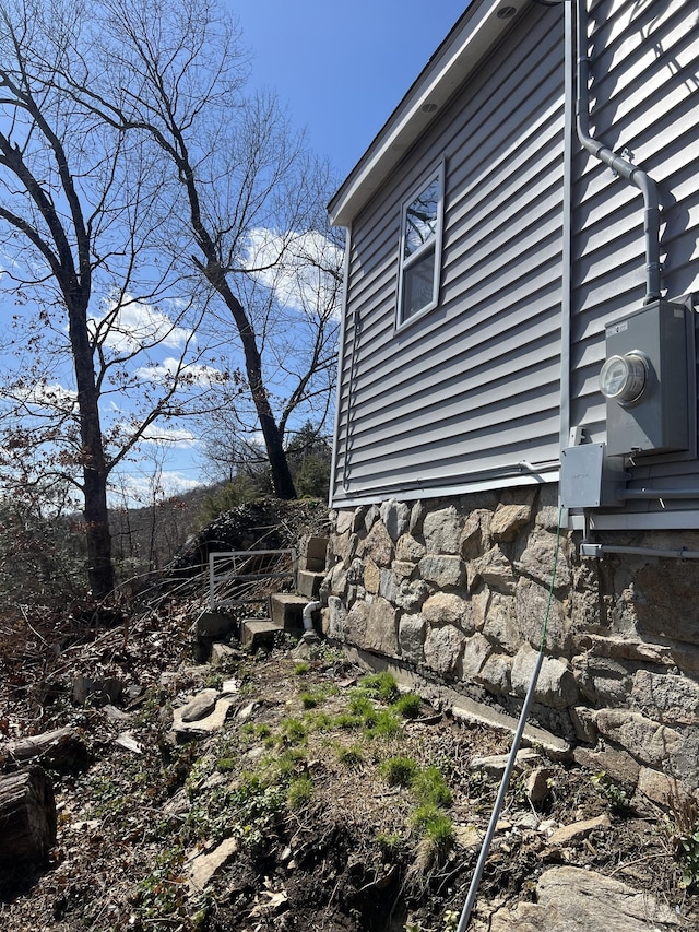22 Hemlock Trl, Newtown, CT 06482 - view of home's exterior featuring stone siding
