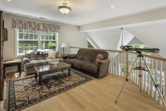 1729 Litchfield Rd, Watertown, CT 06795 - living room with wood finished floors and recessed lighting