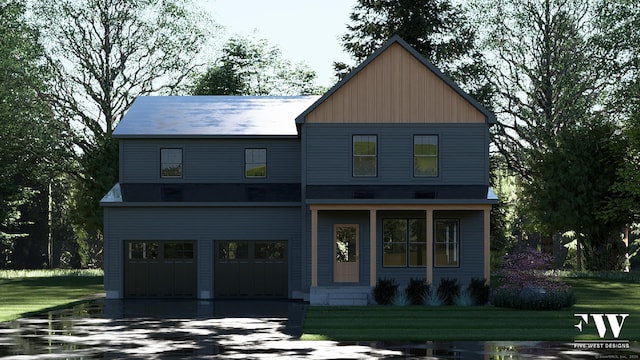 300 Valley Rd, Killingly, CT 06241 - view of front of home with a garage, a front yard, and asphalt driveway