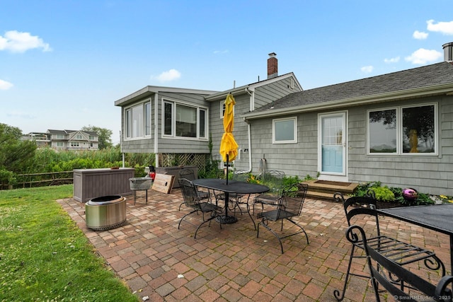 52 Seaside Ave, Guilford, CT 06437 - view of patio featuring outdoor dining area