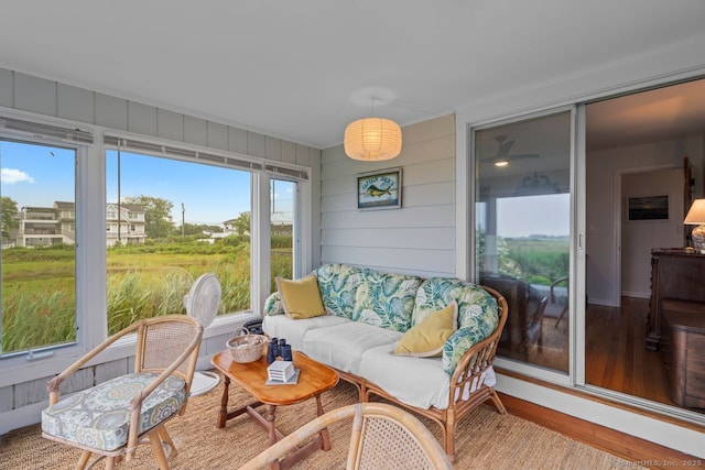 52 Seaside Ave, Guilford, CT 06437 - sunroom with wood finished floors