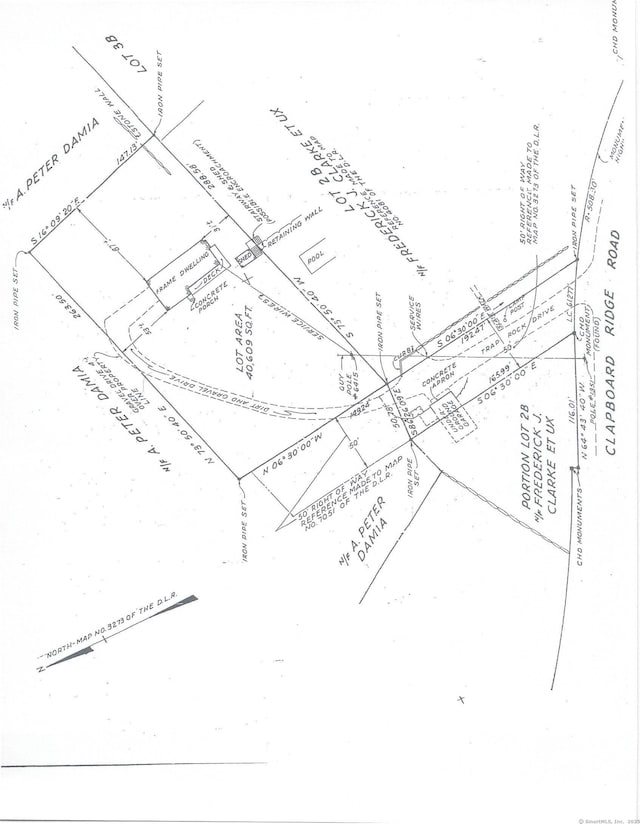 95 Clapboard Ridge Rd, Danbury, CT 06811 - survey map / technical document