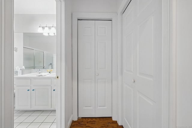 67 Southwick Ct Unit 67, Cheshire, CT 06410 - full bathroom with a closet, a stall shower, and vanity